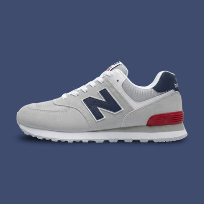 Light Grey Navy Blue