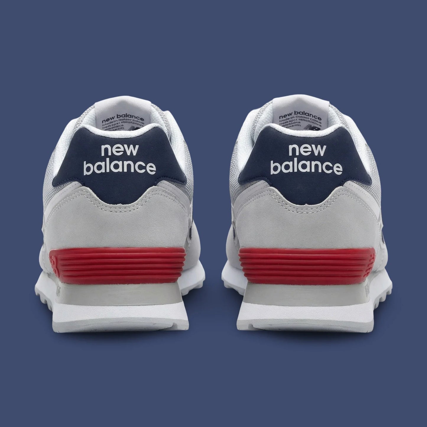 Light Grey Navy Blue