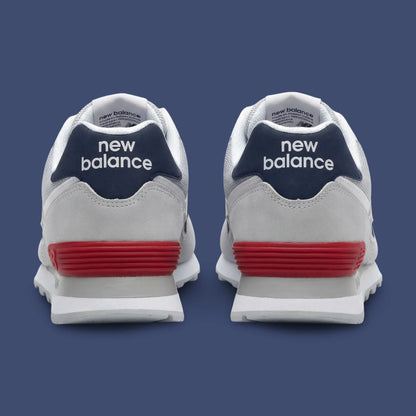 Light Grey Navy Blue