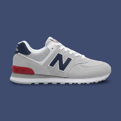 Light Grey Navy Blue